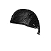 LETHMIK Genuine Deerskin Flat Cap Irish Newsboy Ivy Hat Unique Cabbie Driving Cap Black-XXL