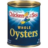 Chicken of the Sea, Oysters, Whole, 8oz Can (Pack of 6)