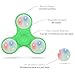 Fidget Spinner Toy Stress Reducer Light Up Switch Control - Green
