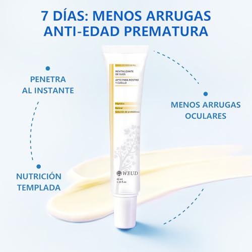 WEUD Skin Care Coreano 5 En 1 Kit, con 1 Crema Hidratante Centella + Tonico 5X Vitamina C Activa + 1 Cremas de Ojos Retinal + 1 Serum Centella + 1 Serum Péptidos Propóleo, para Todo Tipo de Piel
