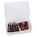 kilofly 10 Kids Women Smart Storage Containers Foldable Clear Shoe Box Set