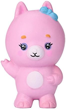 Stress Reliever Squeeze Toys, Luversco Squishy Goat Jumbo 10cm Slow Rising With Packaging Animals Collection Gift Toy (Pink)