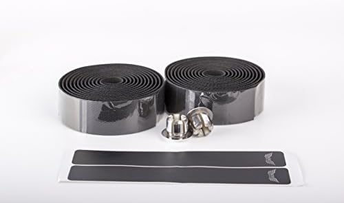 AmazingEC Handlebar Tape Wrap with Durable PU Diamond Texture Cycling Road Bike Sports Antiskid With End Plugs