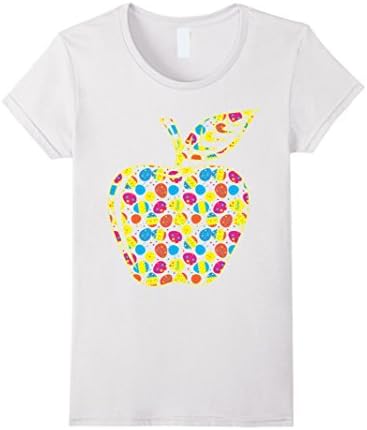 Women's Teacher - Easter Apple T-Shirt Large White