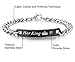 SunnyHouse Jewelry His Queen Her King His & Hers Matching Set Couple Bracelet in a Gift Box