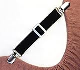 The Nyche Designs Sheet Straps, Wide, Black