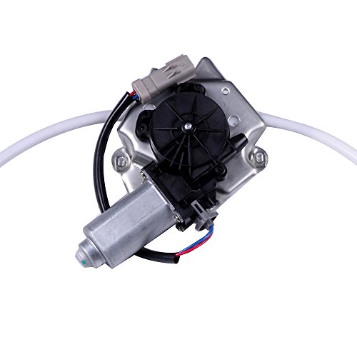 Power Window Regulators Rear Right Passengers Side with Motor Assembly Replacement Parts for 2002-2007 Jeep Liberty