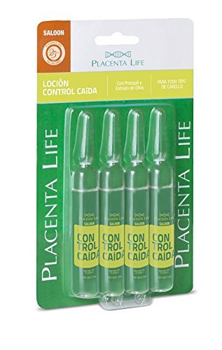 PLACENTA LIFE HAIR LOSS INTENSE TREATMENT WITH PROCAIL AND OLIVE EXTRACT 4 X 13ML/0.43 FL. OZ (LOSS HAIR CONTROL LOTION WITH PROCAPIL AND OLIVE EXTRACT)