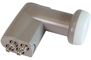 Quad Standard Linear Satellite KU Band LNB FTA 10750 Free to AIR HD for International Channels: Chinese Arabic Persian, Polis