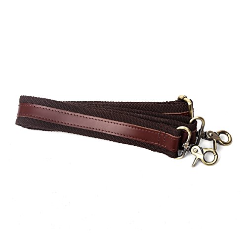 Leathario Leather Briefcase for Men Leather Laptop Bag Shoulder Messenger Bag Business Work Bag Shoulder Strap (Brown-st)