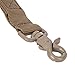 Pettom Military Tactical Dog Leash Short Nylon Bungee Traffic Quick Release Lead Rope with Control Handle for Large Dogs Hunting Training Jogging(Coyote Brown)