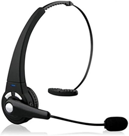 Over-the-Head Headset Boom Mic Wireless Earphone Headphone Noice Canceling Black [Fonus] for iPhone 5 5C 5S, 6, Plus, 6S, Plus, 7, Plus, 8, PLUS, SE, X - iPad 4, Air, 2, Mini, 2, 3, 4, Pro, 9.7