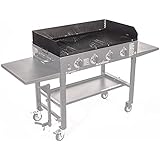 Amazon Com Blackstone 1819 Griddle And Charcoal Combo Black Patio Lawn Garden