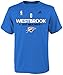 'Addias NBA Russell Westbrook Oklahoma City Thunder Youth MVP 2017 T-Shirt Blue Youth Small 8'
