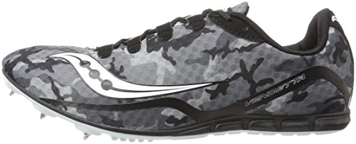 Saucony Mens Vendetta Track Shoe Black White M Desertcart