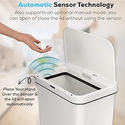 SIMPLI-MAGIC 79503 13 Gallon Touchless Sensor Trash
