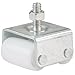 Shepherd Hardware 9441 7/8-Inch Threaded Stem Appliance Caster, Dual Wheels, 4-Pack