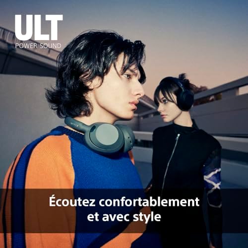 ULT Wear - Casque sans Fil Bluetooth avec ULT Power Sound, Basses Profondes, réduction de Bruit, qualité d'appel Claire, jusqu'à 30 Heures d'autonomie de la Batterie, iOS et Android - Gris Forêt
