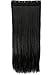 Popular Long Straight 17-30inch(43-76cm) One Piece 5 Clips Clip in Hair Extension Extensios Half Full Head Hair Piece (30