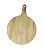 Italian Origins Round Pizza Peel, Wood, 13 by 21-Inch