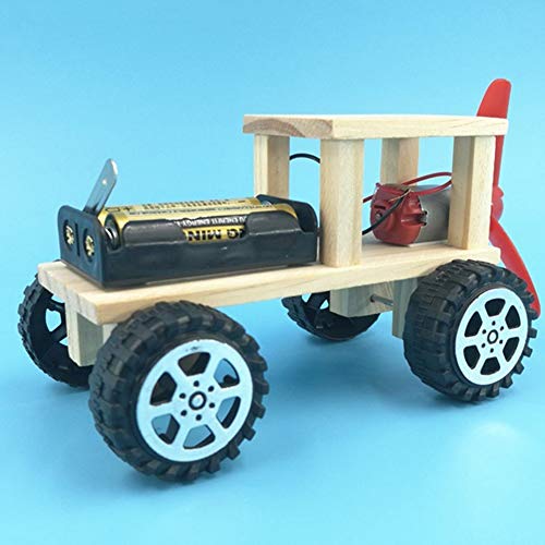HsgbvictS DIY Toys Creative Toy DIY Electric Wind Power Car SUV Science Experiment Children Assembly Model Toy