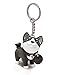 DomeStar Cute Dog Key Chain, Husky Key Ring Anti-lost Key Chain Dog Keyhook Key Holder Car Wallet Keyring Cell Phone Decor Gift for Birthday Party Friendship Festival