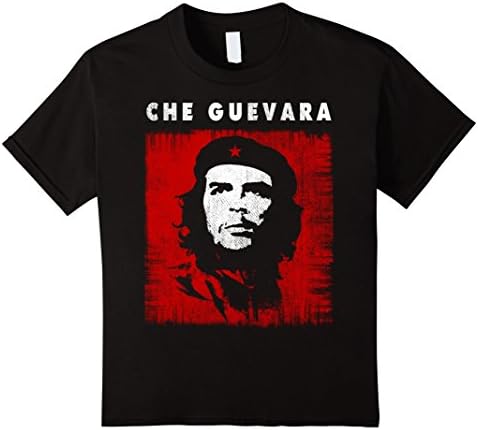 Kids Che Guevara Vintage Retro T-Shirt 6 Black