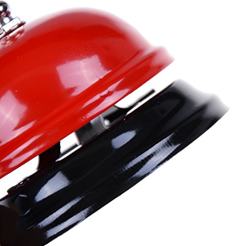 IYSHOUGONG 1 PCS Red Call Bell Desk Bell Service Bell for Hotels,Schools,Restaurants,Reception Areas,Hospitals