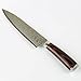 LauKingdom Damascus Chefs Knife, 8-inch Japanese VG10 & 67 Layers High carbon stainless Steel Blade