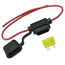 AutoEC 20A Inline ATC ATO Waterproof Fuse Holder (1 Set)