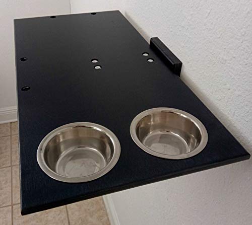 cat feeding shelf