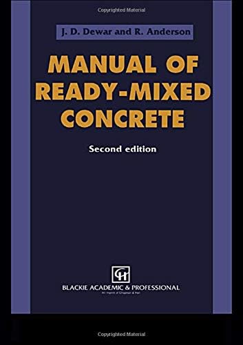 Manual of Ready-Mixed Concrete