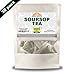 100% Natural Soursop Tea by Source Nutrition - Pure Graviola Tea, Cut and Sifted Leaves, High in Acetogenins - 30 Tea Bags With Resealable Pouch (Soursop Tea)