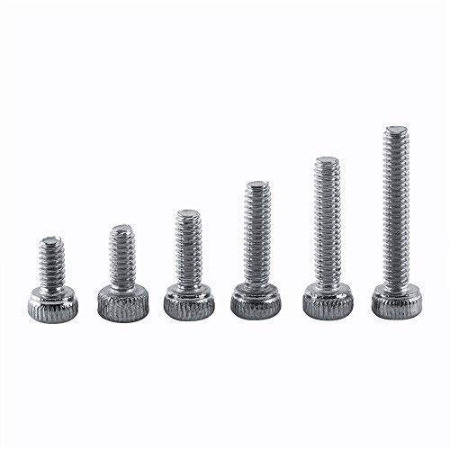 600PCS Screw Set M2?Cylinder Head Bolts Allen Key Hex Nuts Washers Flat Stainless Steel Spring Washers