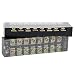 Urbest 2 Pcs 8 Position Double Row Screw Terminal Covered Barrier Strip 600v 25a