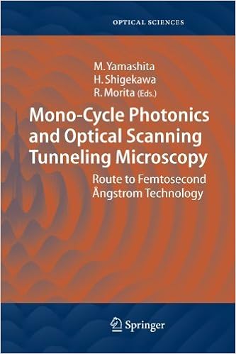 Mono Cycle Photonics And Optical Scanning Tunneling - 
