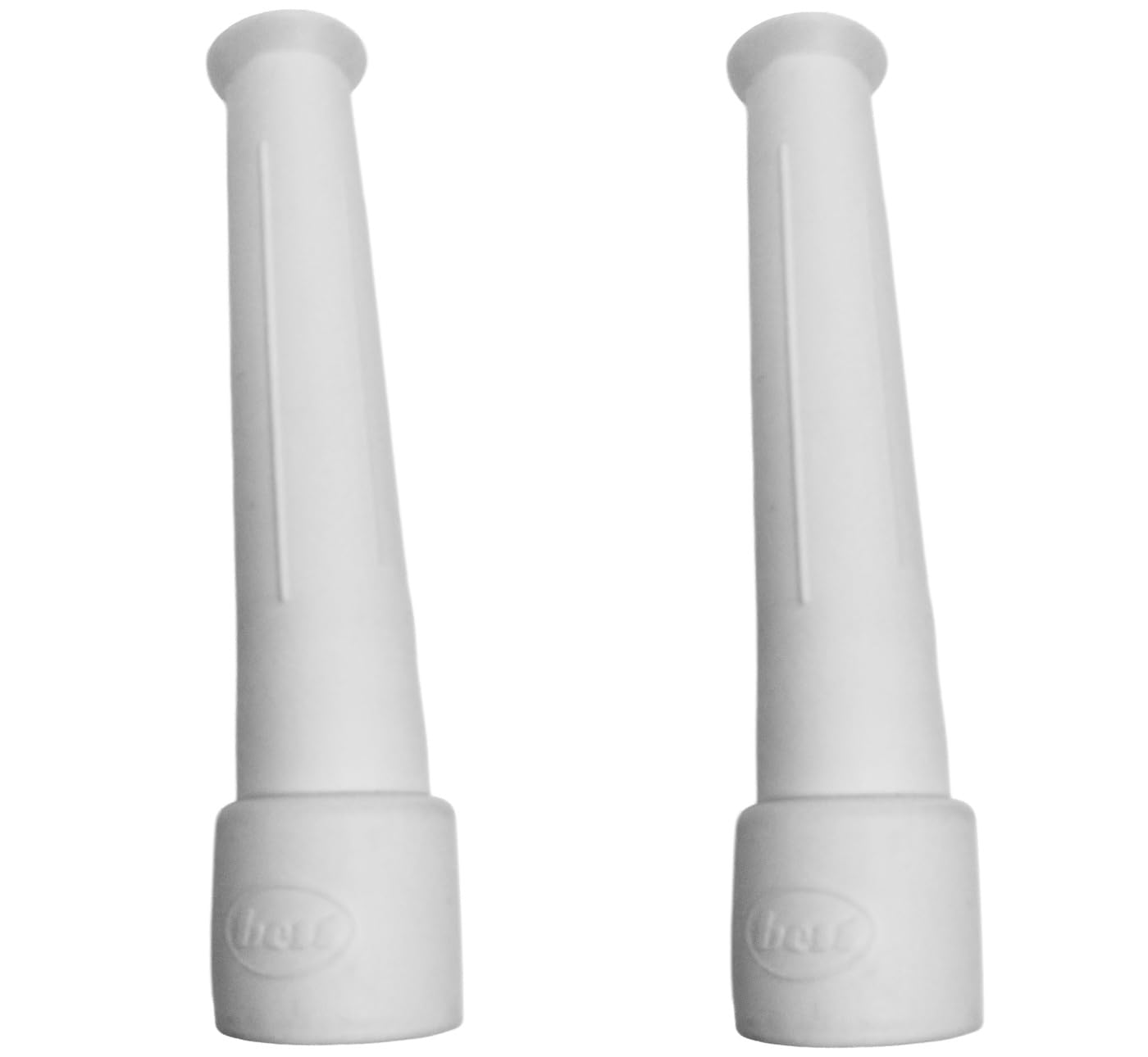 Merriway BH01893 (2 Pcs) Tap Swirl White - for 15mm-18mm Taps - Pack of 2 Pieces