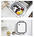 Ahyuan Collapsible Dish Pan 10L Portable Washing Basin Dish Pan Foldable Dish Tub Over The Sink Dishpan Camper Accessories for Travel Trailers (with Plug)