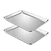 QuCrow Nonstick Baking Sheet Pan, Aluminum Cookie Sheet, Bakers Half Sheet Pan, 18
