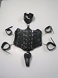 Sexy Leather Arm / Neck / Waist Strict Restraint SET w/ Buckles Unisex