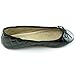 Alpine Swiss Women's Patent Leather Aster Slip On Ballet Flats