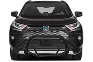 BLACK HORSE OFF ROAD Black Horse Max Bull Bar No Skid Plate Black Compatible with 2020-2023 Toyota Highlander-MBB-TOF5407