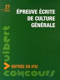 Épreuve écrite de culture générale