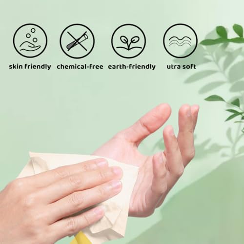 QingYa Bamboo Toilet Paper, 4-Ply, 18 Rolls, 200 Sheets Per Roll, Total 3600 Sheets, Unbleached, Sustainable and Tree Free, Soft, Strong, Earth-Friendly