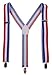 BODY STRENTH Mens Women Suspenders Strong Clips Braces Y Shape Wide