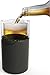 Rabbit Freezable Beer/Beverage Glasses (Clear/Black, Set of 2)