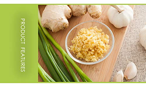 3-in-1 Garlic Cube Garlic Press - Innovative, Slicer, Chopper, Crusher and Dicer, Dual-purpose Garlic Crusher Ginger Slicer with Storage Box, Mini Garlic Chopper Mincer with Stainless Steel Blade - Thumbnail 6
