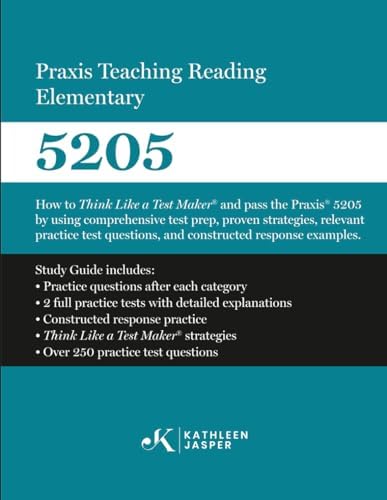 Amazon.com: Praxis Teaching Reading Elementary 5205 Study Guide: 2