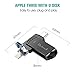 USB Flash Drive 128GB PhotoStick for iPhone Memory Stick External Storage USB C Thumb Drive 3in1 Richwell Compatibl iPhone iPad iOS MacBook USB C Android and Computers(Black128G-PGUC)