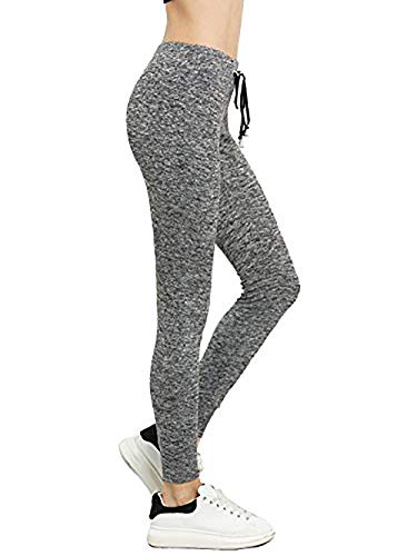 drawstring workout leggings